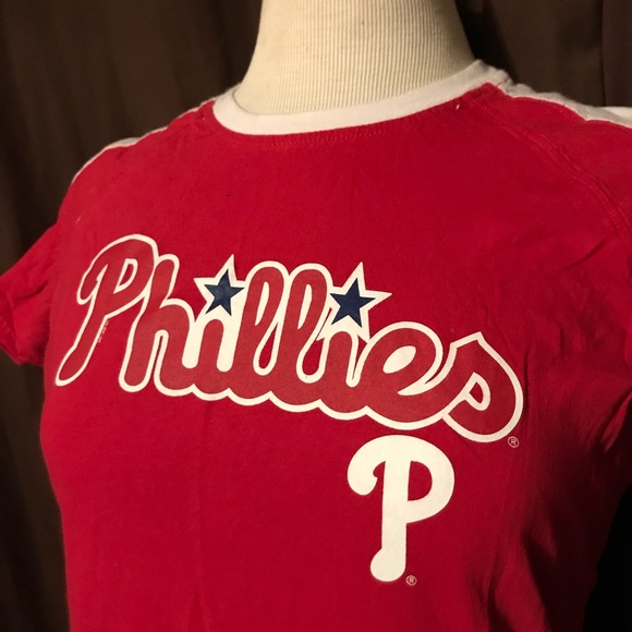Philadelphia Phillies Ladies Fit Baseball Tee - Picture 2 of 5